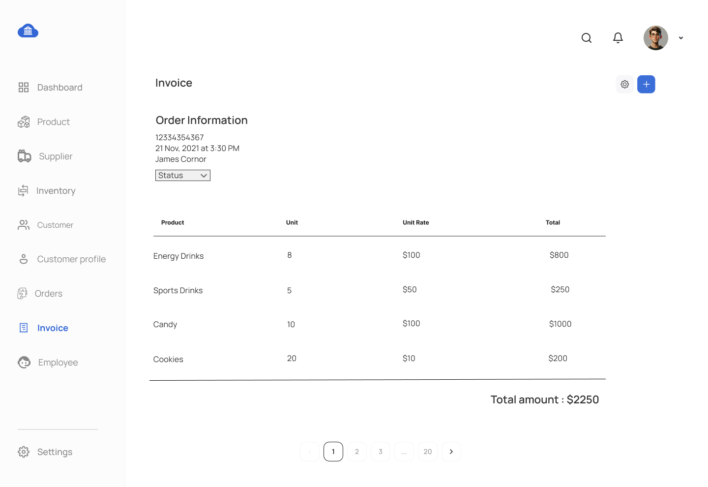 MSSQL P1 Tansy Store Invoice